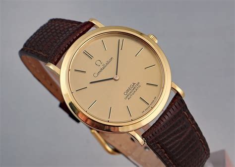 omega ultra thin watch.